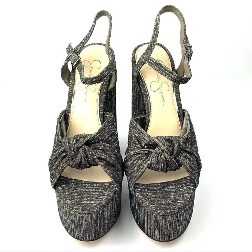 Jessica Simpson Alesta Platforms sz 10 retro 70s